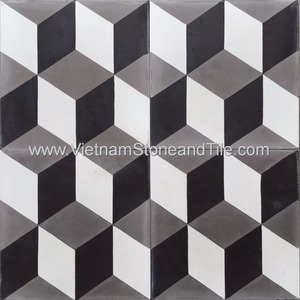 Azulejos hechos a mano de cemento encáustico tradicional moderno de Venta caliente Entrega rápida desde Vietnam Hotel Borders Acentos Diseño rústico - Product Image 5