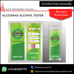 Alcoholímetro desechable, probador de Alcohol para análisis del contenido de BAC en la respiración - Product Image 2