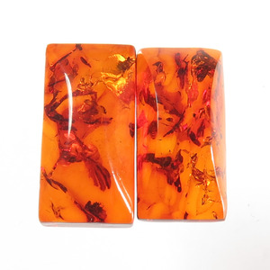 Cabujones de Ámbar Báltico Natural Prensado, Corte Ovalado, Piedras Preciosas Sueltas con Tamaños Personalizados para Joyería, Pendientes, Colgantes y Anillos - Product Image 5