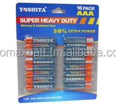 Hochleistungs-Carbon-Zink-Batterien Multi pack: R20,R14,R6,R03,6 F22,3 R12,4 R25 - Product Image 1