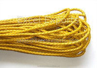 Cordons et sangles en cuir véritable tressés à la main de qualité supérieure, 3 mm, 4 mm, 5 mm, corde en cuir ronde pour la fabrication de bijoux DIY, bracelets, colliers