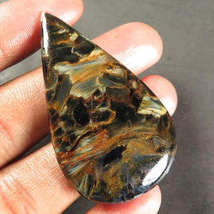 Vente en gros 100% pierre naturelle royale Chatoyant PIETERSITE Cabochon de fantaisie en forme de mélange de pierres précieuses pour la décoration et la fabrication de bijoux - Product Image 3