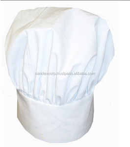 Imágenes de Gorros de Chef Geniales, Gorro de Chef de Color Blanco para Cocineros, Fabricante de Gorros en India - Product Image 1