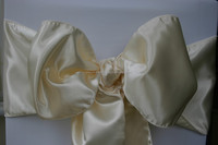 Housses de chaise élastiques en satin pour mariage, nœuds et bandes décoratives lavables en machine pour banquets, fêtes, hôtels, restaurants, rose mariage