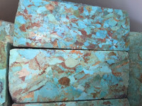 Turquoise bleue naturelle brute d'Arizona Coszcatl Exports Modèle VGY01403 Petites tailles assorties pour l'artisanat des enfants et l'intérieur