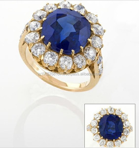 Bague de mariage en or sertie de diamants naturels en serti pavé et taille brillante ronde pour hommes et femmes - Product Image 2