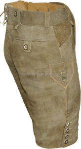 OKTOBERFEST Pantalon en cuir bavarois Lederhosen marron Oktoberfest pour homme (lederhosen bavarois) cuir doux de chèvre 2024 - Product Image 2