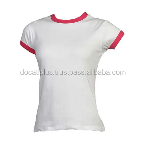 Camisetas de color de timbre personalizadas para mujer