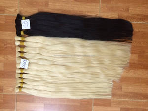 Nouvelles extensions de cheveux humains vierges Remy blond clair, style Deep Wave, 100g, longueur 8-32 pouces - Product Image 1