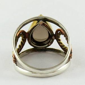 Cuarzo ahumado perfecto Anillo de Plata de Ley 925, plata 925 - Product Image 4