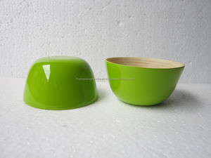 Customized size bamboo product bamboo dinnerware type and colorful bowl - Product Image 2