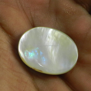 Mère De Perle Ovale Cabochon, 18x23mm - Product Image 3