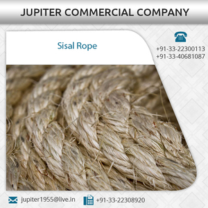 Nuevas cuerdas de embalaje de sisal de 3 hilos tamaños 6mm a 40mm - Product Image 3