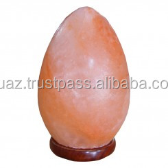 Himalayan โคมไฟเกลือรูปไข่,โคมไฟเกลือหิมาลายันผลิตด้วยมือแกะสลักแฟนซีสีชมพูจำนวนมาก - Product Image 2