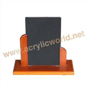 chalkboard <b>bar</b> menu/wooden menu holder with chalkboard/restaurant chalkboard menu menu <b>sign</b> rack - Product Image 6