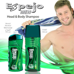 Shampooing pour la tête et le corps pour hommes Imaj 2in1 700 ml grand lavage avec couverture en feuille de PC menthol hangar en plastique - Product Image 3