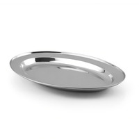 Plateaux de service ovales en acier inoxydable MIINOX MW-OVTS, finition miroir de haute qualité, design moderne, artisanat métallique, mobiles, pour la maison et l'hôtel