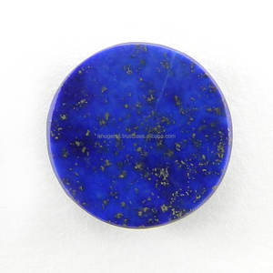 Lapis-lazuli bleu naturel, 16 mm, coupe ronde, 15 carats, pierre précieuse en vrac pour collier, Ishu Gems, origine AF - Product Image 2
