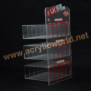 cigarette <b>display</b> Custom Retail Store Countertop Acrylic Cigarette <b>Stand</b> <b>Display</b> Cabinet - Product Image 4