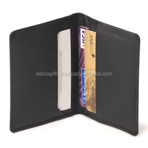 Cartera negra de cuero de la cubierta de la tarjeta Fabricantes - Product Image 1