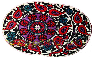 Posavasos redondeado con cuentas, Mantel Individual/posavasos de mesa - Product Image 4