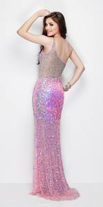 Vestidos de Fiesta de Lentejuelas con Escote Corazón, Hechos a Mano con Rayón Natural de Lujo, Nuevos para 2025, para Mujer, Adornados, Ajustados, con un Hombro Descubierto, Largos hasta el Suelo - Product Image 2