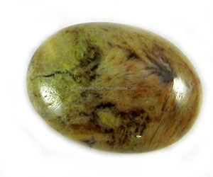 ธรรมชาติSagenite Jasper 23X17มม.รูปไข่Cabochon 14.25 Ctsอัญมณีหลวมสำหรับเครื่องประดับทำ - Product Image 1
