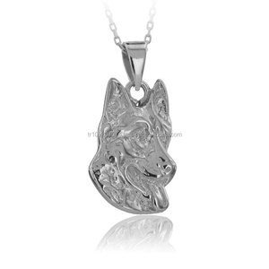14K Solid Gold <b>Dog</b> Pendant Necklace Animal Necklace Fine Jewellery for Women Made in Turkey - Product Image 3
