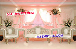 Conjunto de sofás para bodas indias, muebles para bodas hindúes, conjunto de sofás para escenario de boda, California - Product Image 2