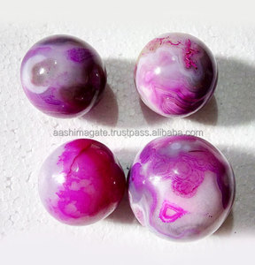 Wholesale Pink Agate Ball Spheres Factory Price Jade Decorative <b>Crystals</b> <b>Feng</b> <b>Shui</b> Minerals Rocks Gemstone Mascot Style - Product Image 1