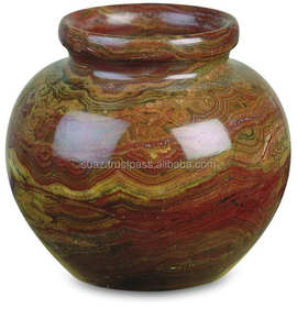 Vase de fleur en Onyx naturel fait à la main, vase en pierre, artisanat en pierre, vase en pierre - Product Image 4