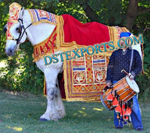 Decoración de Boda India, Disfraz de Caballo Ghodi para Boda, Diseño Floral, Howdah para Caballo, Decoración de Boda Económica, Australia - Product Image 6