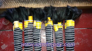 Cabello humano 100% virgen indio, a granel, suelto, sin procesar, 100% - Product Image 3