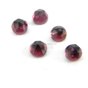 โกเมนอินเดียธรรมชาติขนาด3มม. IG4432พลอย0.20ชิ้นเจียระไนลายกุหลาบ - Product Image 1