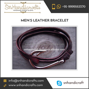 High Quality Long Lasting <b>Leather</b> <b>Bracelet</b> from Export Manufacturer for Sale - Product Image 1
