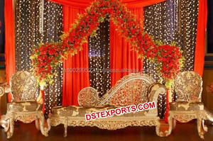 Sankheda-Conjunto de sofás para el hogar, conjunto de muebles Sankheda para boda, nuevo diseño - Product Image 6