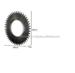 กรอบกระจกโลหะเคลือบผงสีดำงานฝีมือตกแต่งผนังเหล็กดีไซน์ทันสมัยสำหรับงานแต่งงานหรือใช้ในบ้าน - Product Image 2