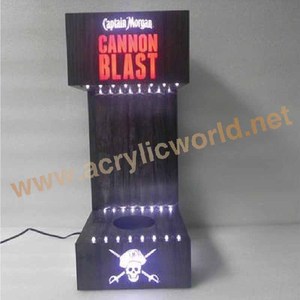 Comptoir personnalisé personnalisé acrylique led lumières bar whisky présentoir à vin pour bouteilles de bière comptoir à vin - Product Image 2