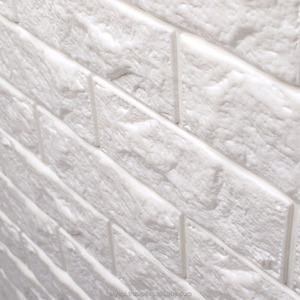 Panneaux Muraux 3D Autocollants en Mousse Effet Brique pour Décoration Murale Intérieure - Product Image 4