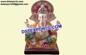 Statue de mariage Ganesha en Fiber, taille de vie, décoration pour mariage, décoration indienne, 1 pièce - Product Image 6