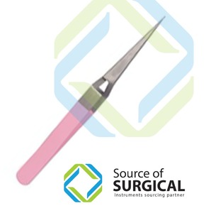 Pinzas de Cejas de Acero Inoxidable de Alta Calidad Source of Surgical B-EBT-094, con Punta Oblicua Plana y Agarre de Fibra, 10 mm - Product Image 6