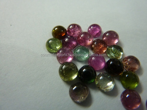 Multi Turmalina 3mm Cabujones Redondos - Product Image 5