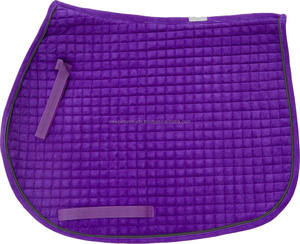 Almohadilla de sillín de estilo occidental de Carreras de Caballos de ante de polialgodón cómoda personalizada modelo IN;10122740 PAD100583 bordado para espalda - Product Image 4