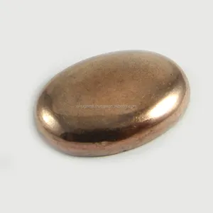 Pirita de Cobre Natural de 18x25 mm, 7.70 g, Ovalada, Cabujón de Piedra Preciosa al por Mayor, IG0386 - Product Image 1
