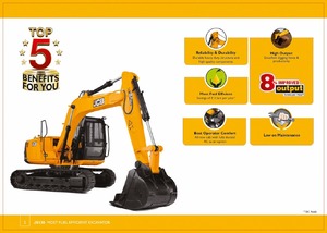 Excavatrice hydraulique JCB JS 120 - Product Image 2