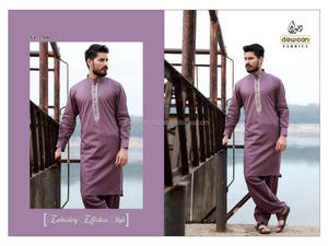 เสื้อผ้าปักลายสำหรับผู้ชาย salwar kameez แบบดั้งเดิมของอินเดียและปากีสถาน - Product Image 3