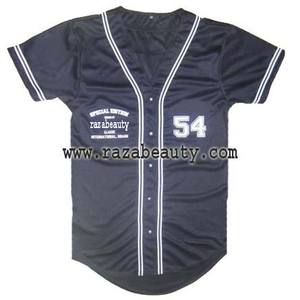 Offre Spéciale chemise de baseball raglan en polyester 100% vierge personnalisée/maillot de baseball personnalisé boutonné - Product Image 6