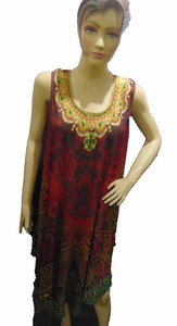 44 "GEORGETTE Ecológico Vintage Floral Vestido de gasa Escote sin tirantes Cintura natural Midi Longitud Impresión digital - Product Image 3