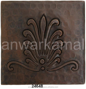 Hoja de chapa de piedra de pizarra Natural metálica de cobre Flexible de alta calidad para decoración de pared Exterior Interior azulejos de pared de cobre - Product Image 2