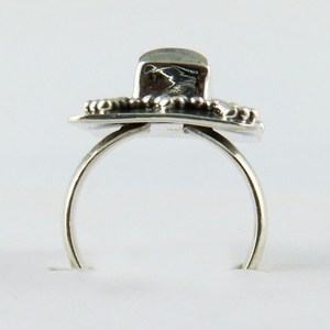Fashion Created White Rainbow <b>Moonstone</b> 925 Sterling Silver Rings Silver Plated Bezel Setting Hot Selling Wholesale <b>Jewelry</b> - Product Image 6